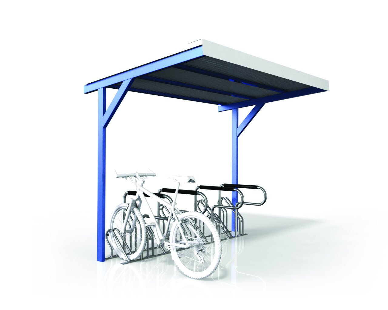 Single Sided Access 8 Bike Shelter - Type 3