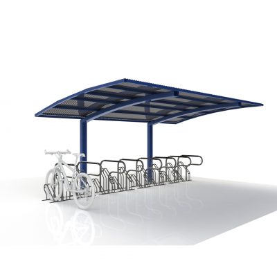 Single Sided Access Bike Shelter